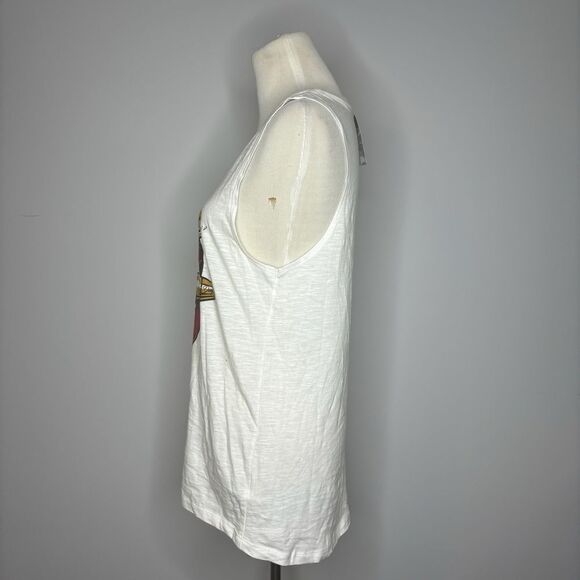 Country Deep- White Graphic Tank Top - Picture 4 of 4